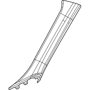 Jeep 6MK82TX7AB Windshield Pillar Trim