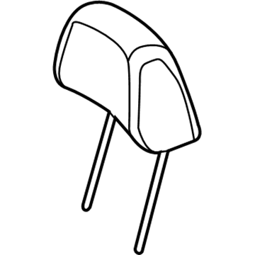 Jeep 1JF411DVAA Headrest