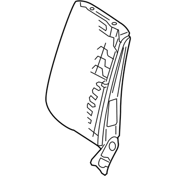 Jeep 5057625AA Seat Back Frame