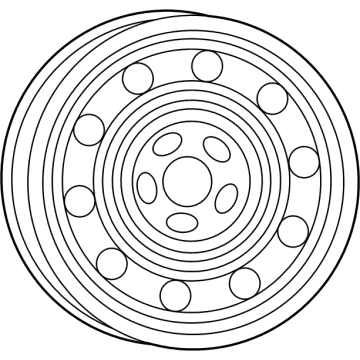 Chrysler 4726534AA Wheel, Steel