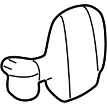 Chrysler 4575521AH Fuel Door