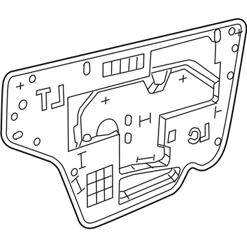 Mopar 5056273AF Water Shield, Front Driver Side