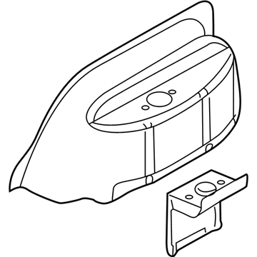 Chrysler 5019534AE Wheelhouse Panel