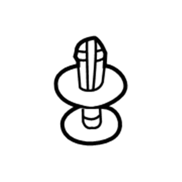 Mopar 6509157AA Bumper Cover Retainer, Rear