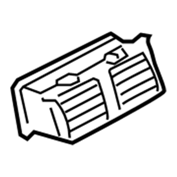 Chrysler YA46XZAAA Vent Grille