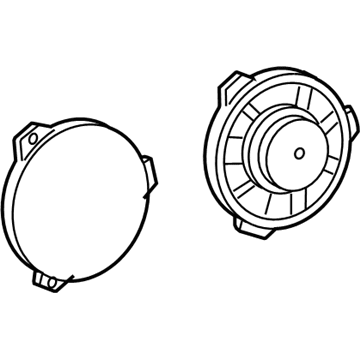 Jeep 5081670AB Rear Driver Speaker