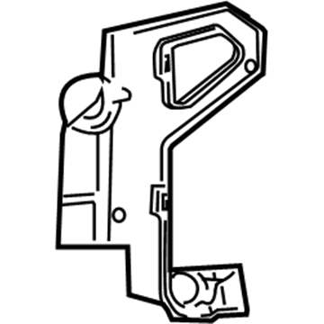 Chrysler 5081027AC Amplifier Bracket