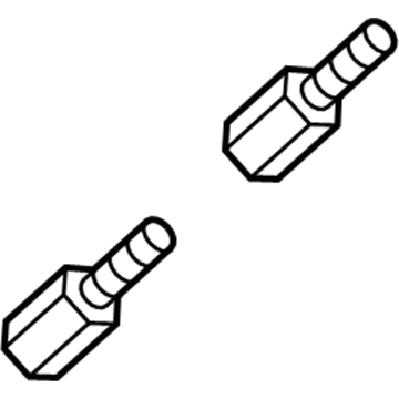 Dodge 4891847AA Resonator Ball Stud