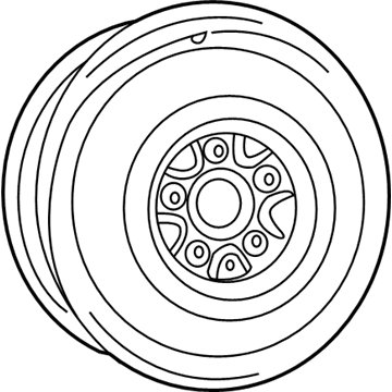 Jeep 5105079AC Spare Wheel