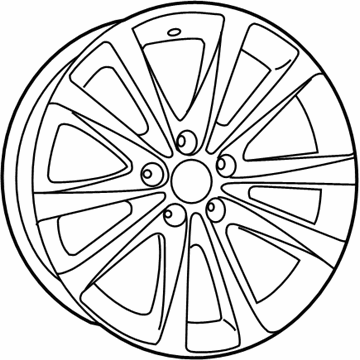 2014 Chrysler 200 Spare Wheel - 5NL47DX8AA