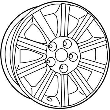 2014 Chrysler 200 Spare Wheel - 1KW34PAKAA
