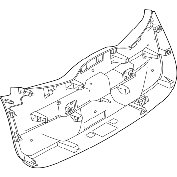 Dodge 7MS67LXHAA Lift Gate Trim