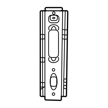 Ram 68578443AA Center Pillar Reinforcement