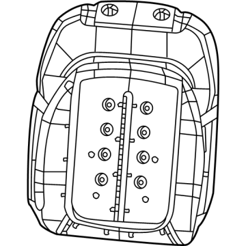 Jeep 68417662AC Seat Back Pad
