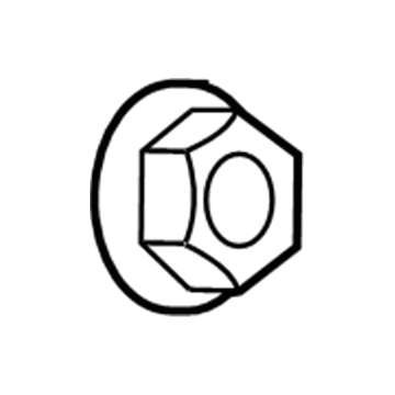 Jeep 6104716AA Alternator Bracket Nut