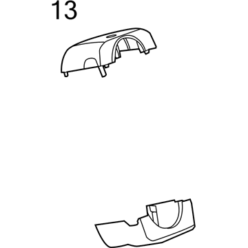 Ram 2500 Steering Column Cover - 1GD32DX9AC