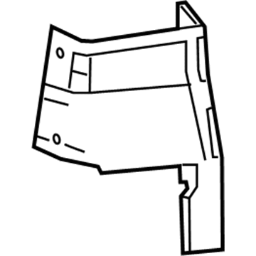 Mopar 5SM82LXHAA Lower Center Pillar Trim, Driver Side