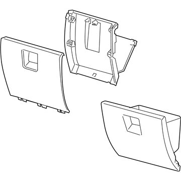 Chrysler PT Cruiser Glove Box - 1DD131KAAA