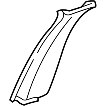 Jeep 5FA56LAZAB Upper Center Pillar Trim