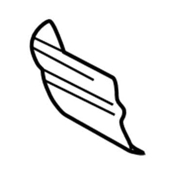 Dodge 55274955AB Lower Molding