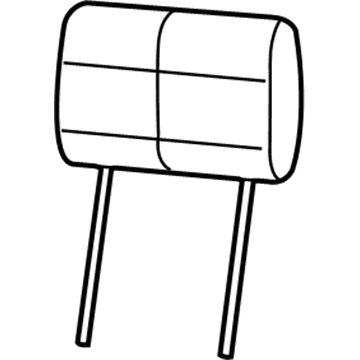 Mopar 1SJ60XDVAA Headrest, Front
