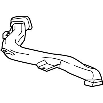 Jeep 68280459AA Defroster Duct