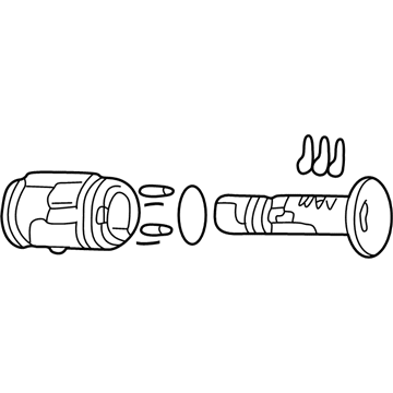 Dodge 5083915AB Lock Cylinder