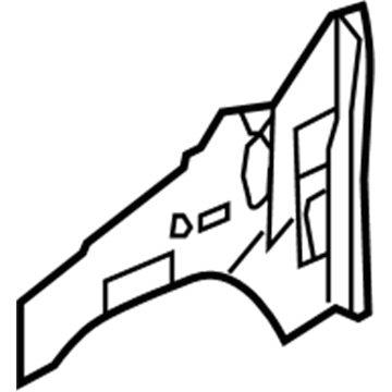 Dodge 5109366AC Cowl Side Panel