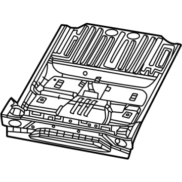Dodge Charger Daytona Floor Pan - 68683820AA