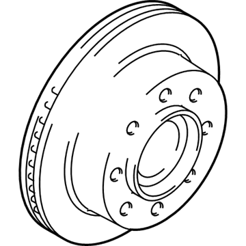 Dodge Ram 3500 Brake Disc - 52121050AA