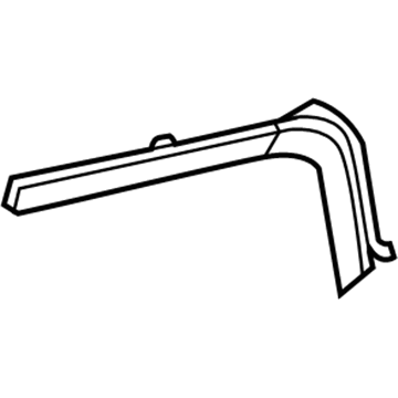 Dodge 5KJ99BDXAA Window Molding