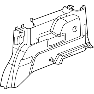 Dodge 5KT60ZJ3AC Panel - Quarter Trim
