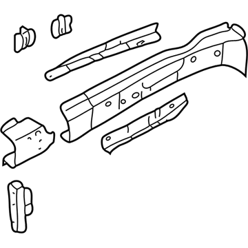 Chrysler 4814694AC Lower Rail