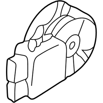Dodge MR481726 Motor - Radiator Fan