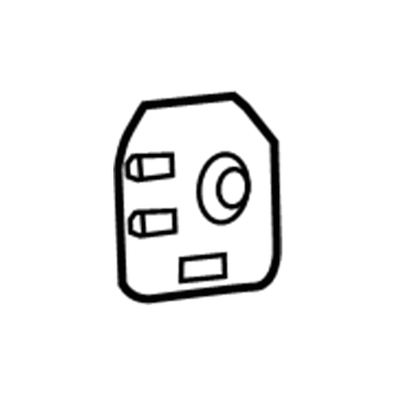 Jeep 68210813AA Upper Hinge Reinforcement Plate