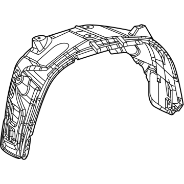 Jeep 68351548AF Fender Liner