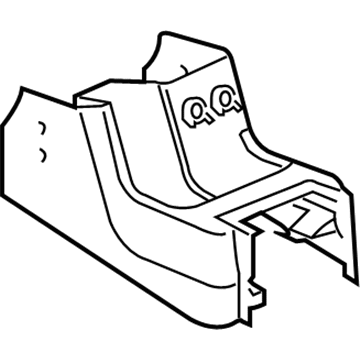 Mopar 1LM421DVAA Front Console, Gray