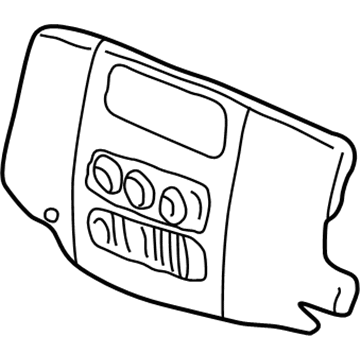 Dodge 5GV52WL5AB Center Bezel