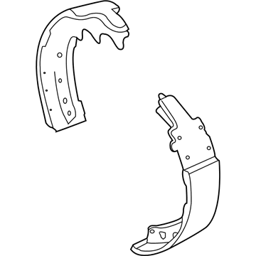Jeep 4723367AB Brake Shoes