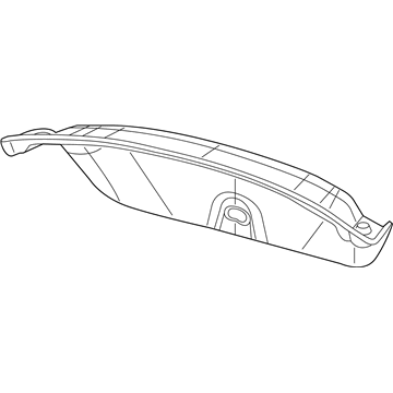 Chrysler 1WW42VXLAD Trunk Lid Trim