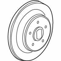 Jeep Liberty Brake Disc - 52128411AB Rotor, Rear