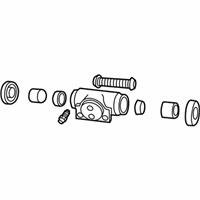 Dodge Caliber Wheel Cylinder - 5191305AA Wheel Cylinder, Rear