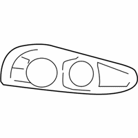 Dodge Viper Headlight - 4865484AI Headlamp Assembly, Front Passenger Side