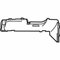 Dodge Viper Steering Column Cover - TQ81DX9AA Column Cover, Black, Lower