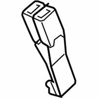 Dodge Magnum Seat Belt - UX561D1AC Buckle End, Light Gray, Rear Inner