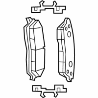 Dodge Magnum Brake Pad - 5174001AD Brake Pads, Front