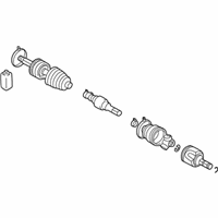 Chrysler Sebring Axle Shaft - MR410043 Axle Assembly, Front Driver Side