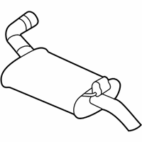 Chrysler Exhaust Resonator - 4581458AC Resonator & Pipe