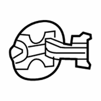 Dodge Nitro Fuel Door - 55394206AD Fuel Door, Rear