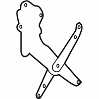 Dodge Ram 2500 Window Regulator - 55276103AD Window Regulator, Rear Driver Side